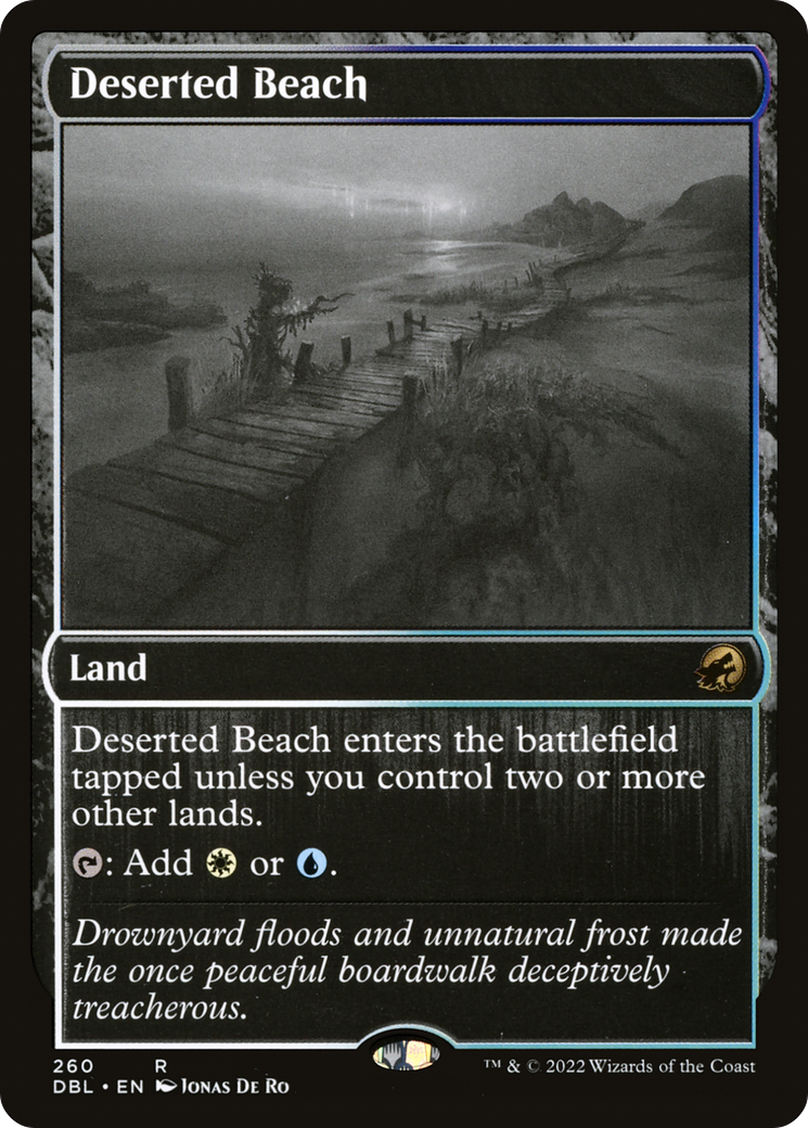 Deserted Beach (DBL-260) [Innistrad: Double Feature] Foil