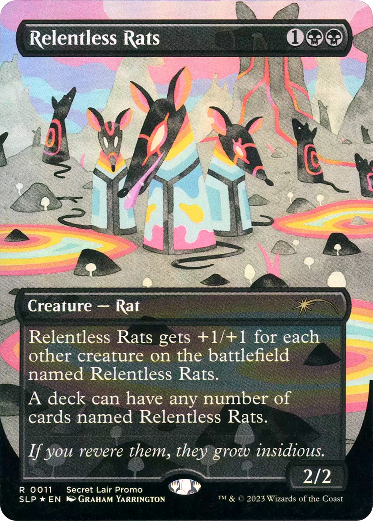 Relentless Rats (SLP-011) [Secret Lair Showdown]