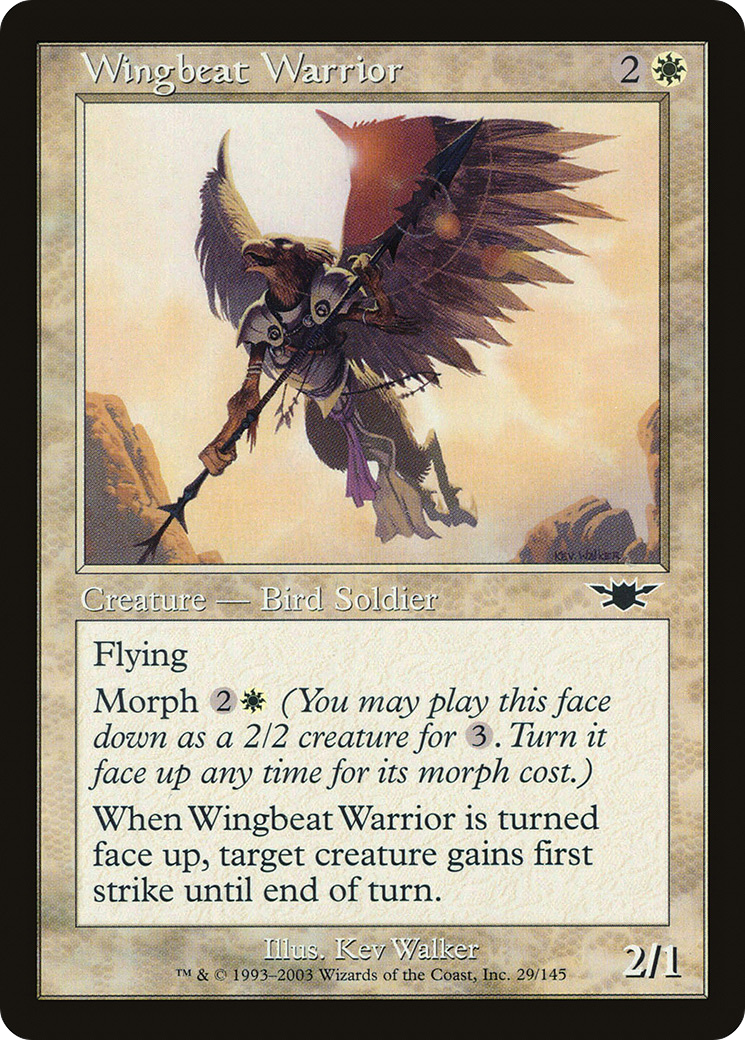 Wingbeat Warrior (LGN-029) [Legions] Foil