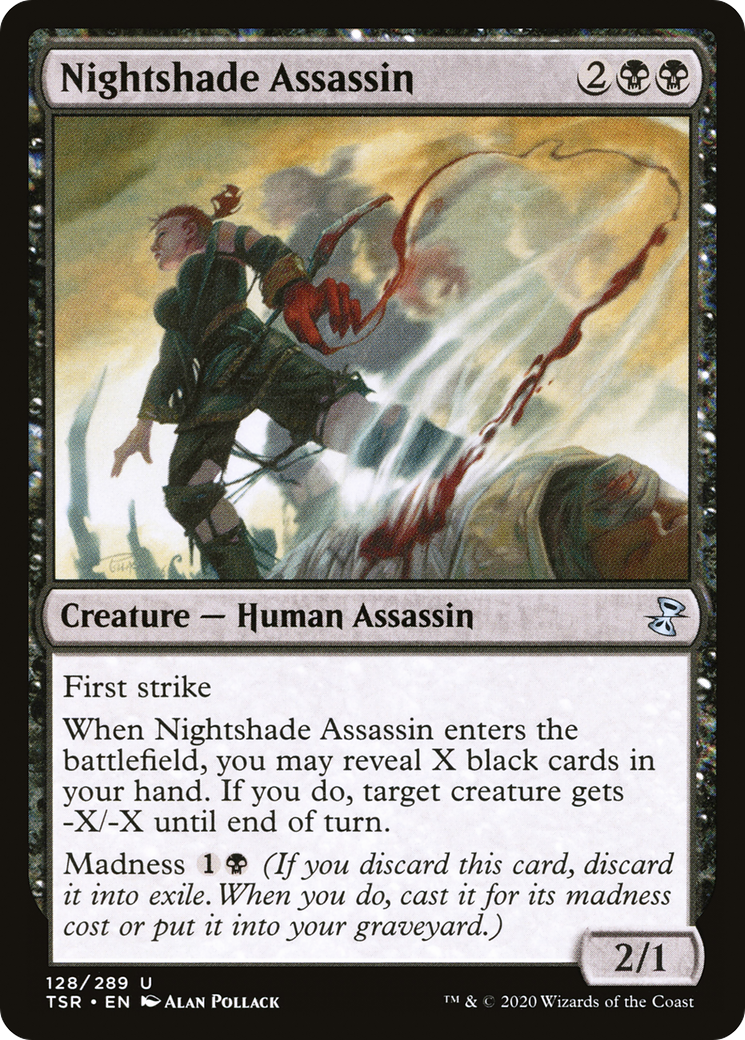 Nightshade Assassin (TSR-128) [Time Spiral Remastered] Foil