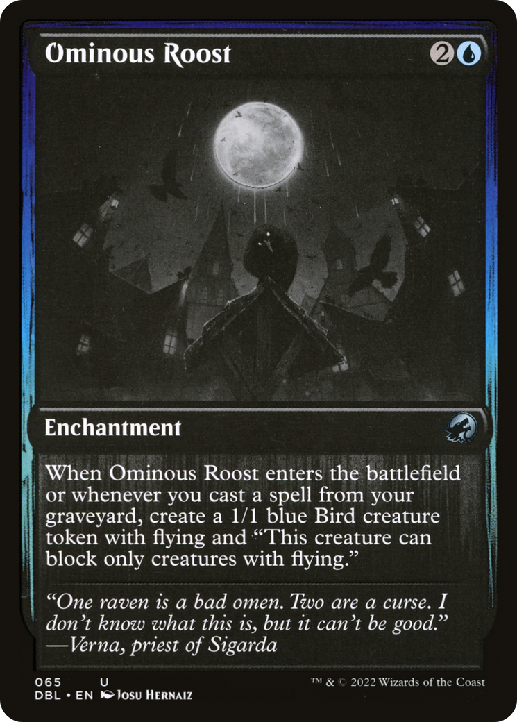 Ominous Roost (DBL-065) [Innistrad: Double Feature]