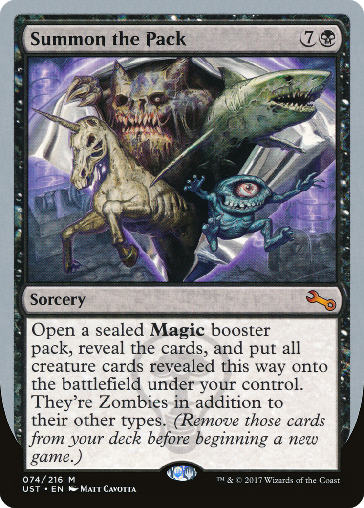 Summon the Pack (UST-074) [Unstable] Foil