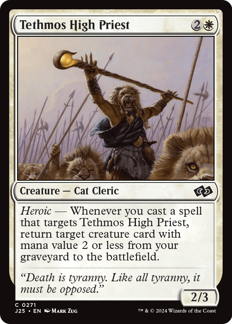 Tethmos High Priest (J25-271) [Foundations Jumpstart]