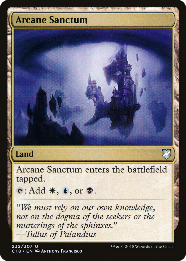 Arcane Sanctum (C18-232) [Commander 2018]
