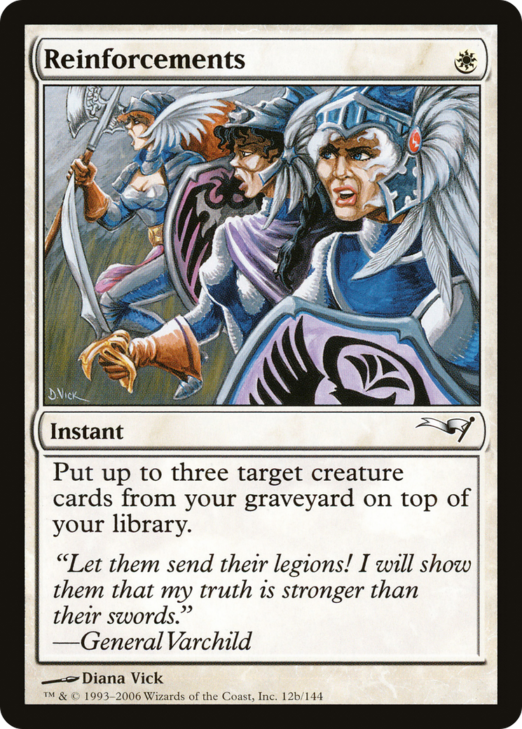 Reinforcements (Version 2) (CTD-12B) [Coldsnap Theme Decks]