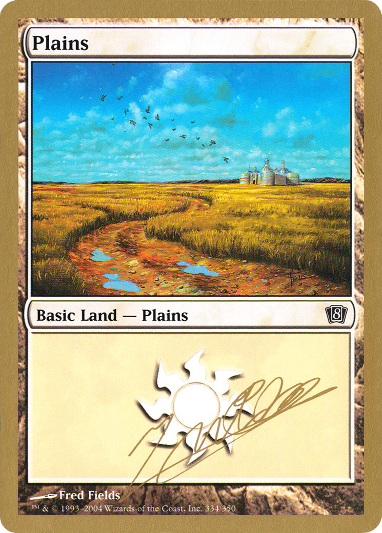 Plains (334) - 2004 Julien Nuijten (8ED) (WCD-JN334) [World Championship Decks 2004]