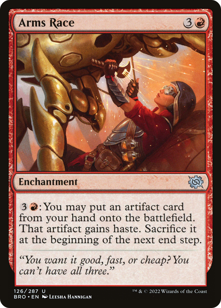 Arms Race (BRO-126) [The Brothers' War] Foil