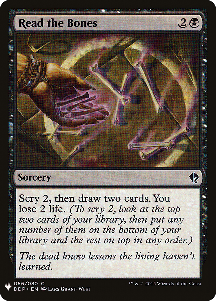 Read the Bones (LIST-DDP-56) [The List]