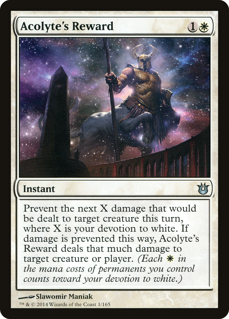 Acolyte's Reward (BNG-001) [Born of the Gods]