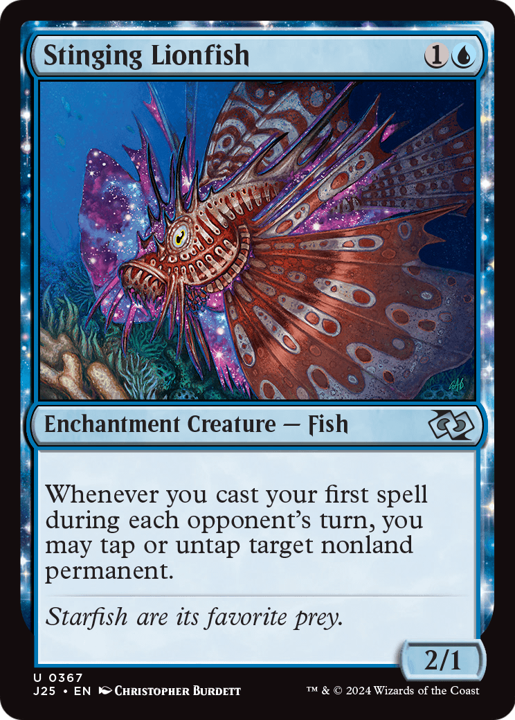 Stinging Lionfish (J25-367) [Foundations Jumpstart]