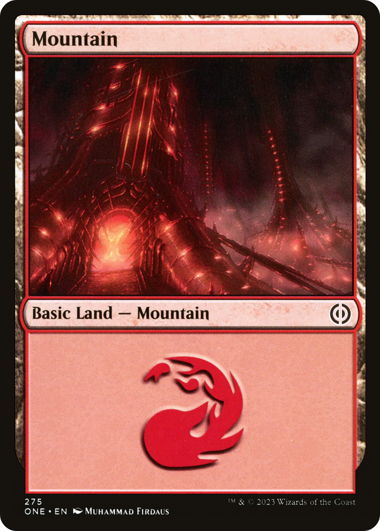 Mountain (ONE-275) [Phyrexia: All Will Be One]