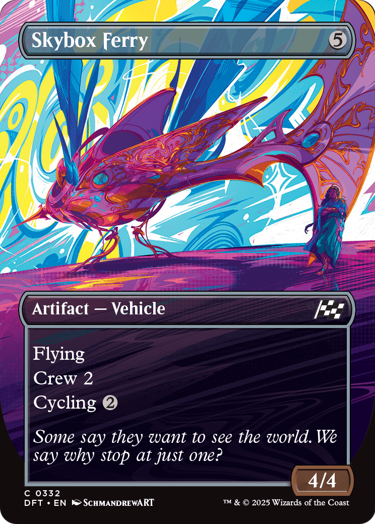 Skybox Ferry (Borderless) (DFT-332) [Aetherdrift]