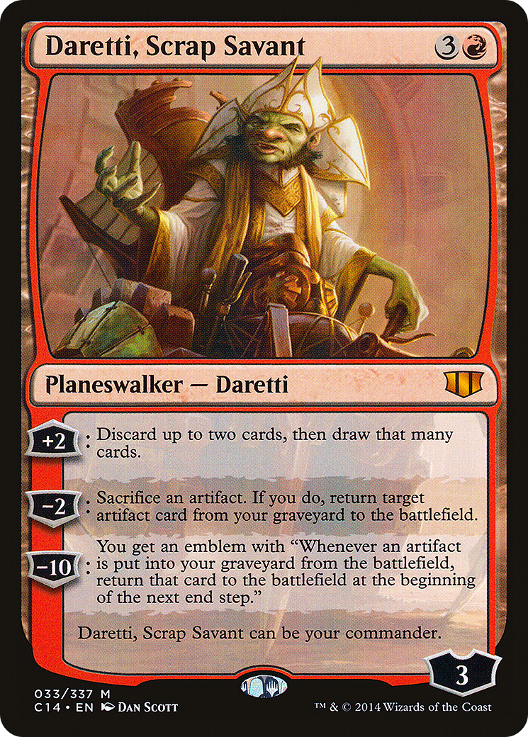 Daretti, Scrap Savant (C14-033) [Commander 2014]