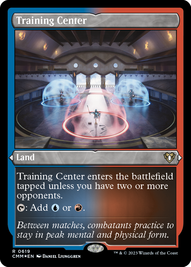 Training Center (Foil Etched) (CMM-619) [Commander Masters] Foil