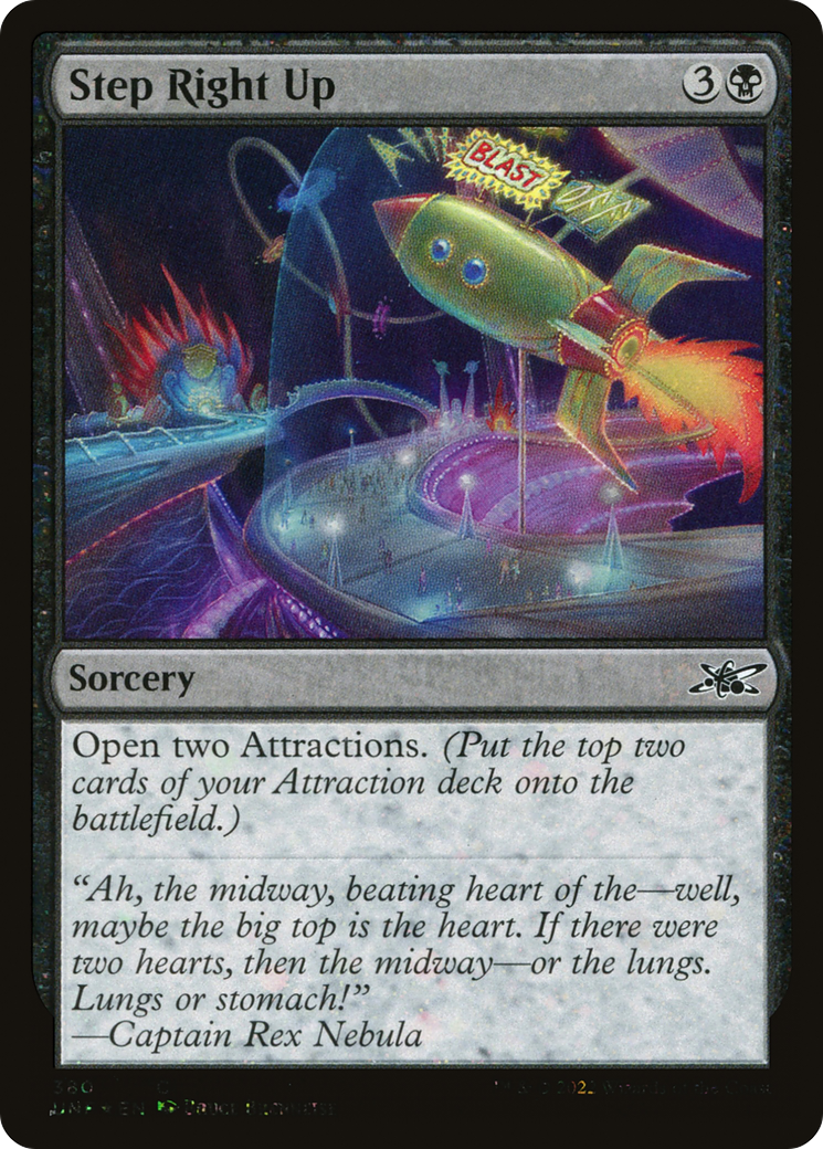 Step Right Up (Galaxy Foil) (UNF-380) [Unfinity] Foil