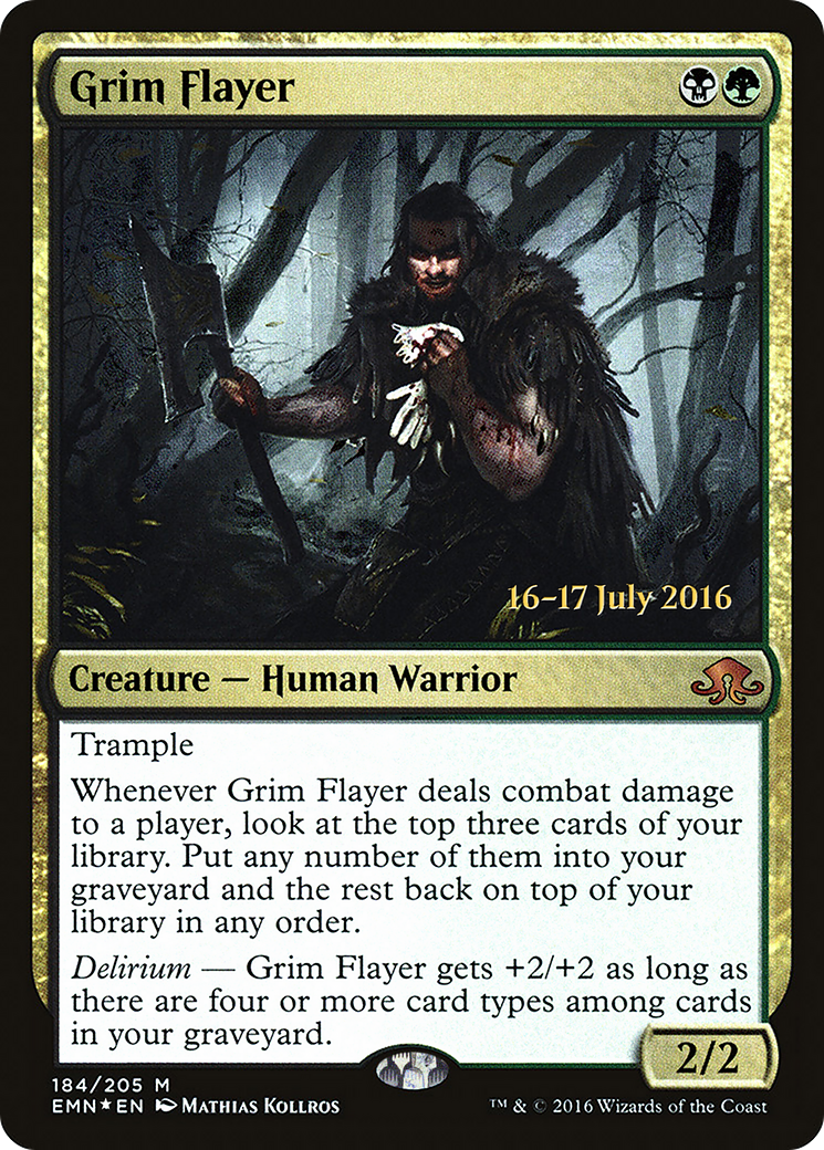 Grim Flayer (PRE-184S) [Eldritch Moon Promos] Foil