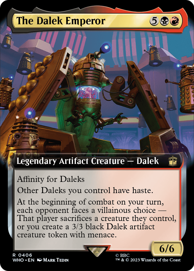 The Dalek Emperor (Extended Art) (WHO-406) [Doctor Who]
