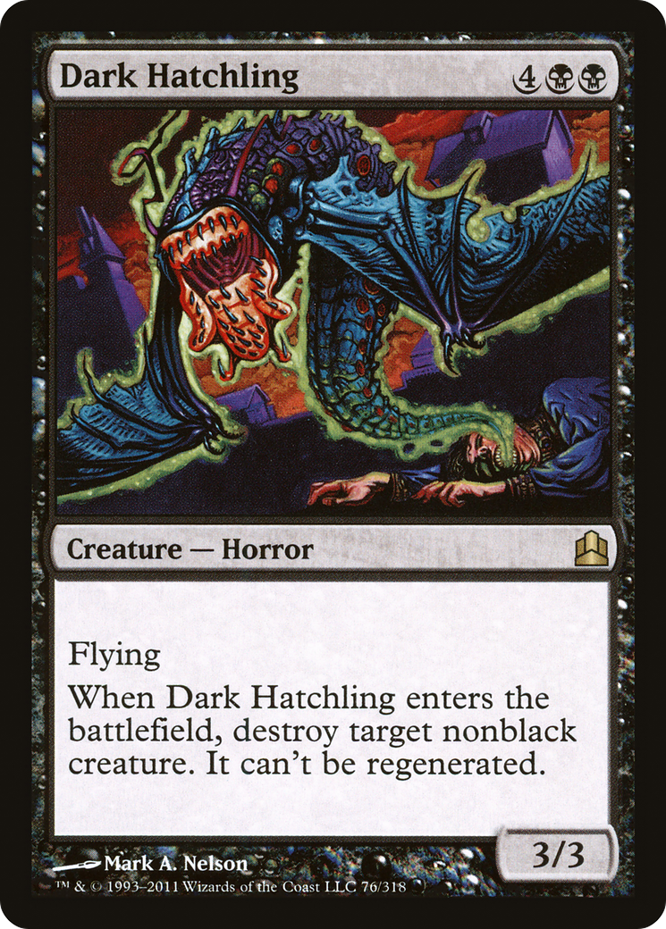 Dark Hatchling (CMD-076) [Commander 2011]