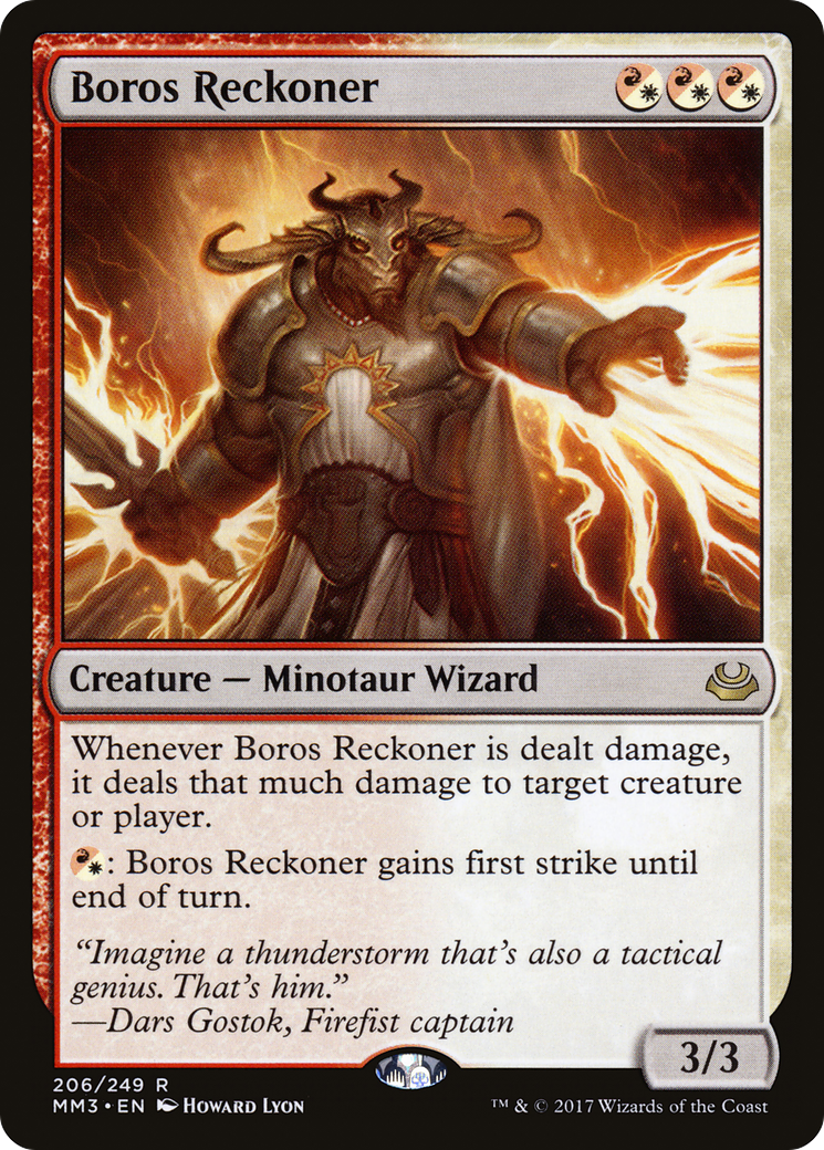 Boros Reckoner (MM3-206) [Modern Masters 2017]