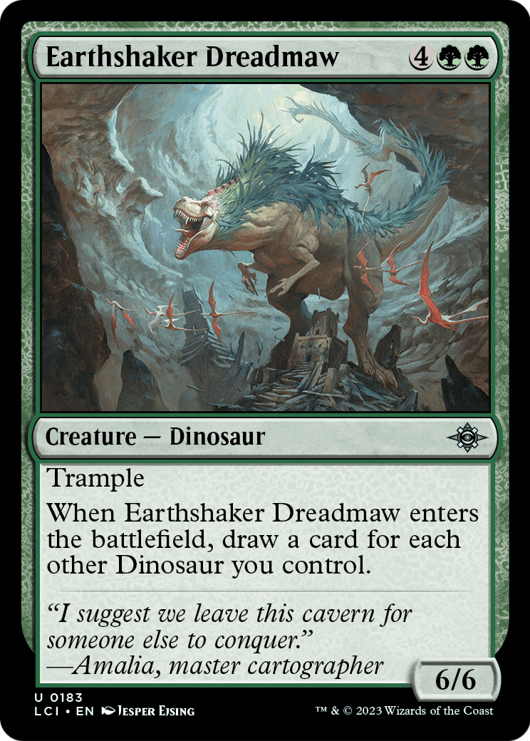 Earthshaker Dreadmaw (LCI-183) [The Lost Caverns of Ixalan] Foil