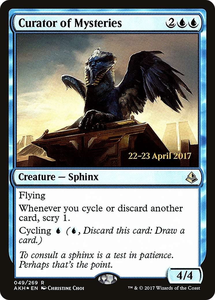 Curator of Mysteries (PRE-49S) [Amonkhet Promos] Foil