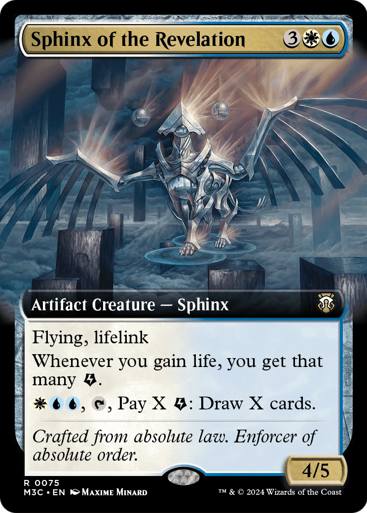 Sphinx of the Revelation (Extended Art) (M3C-075) [Modern Horizons 3 Commander]
