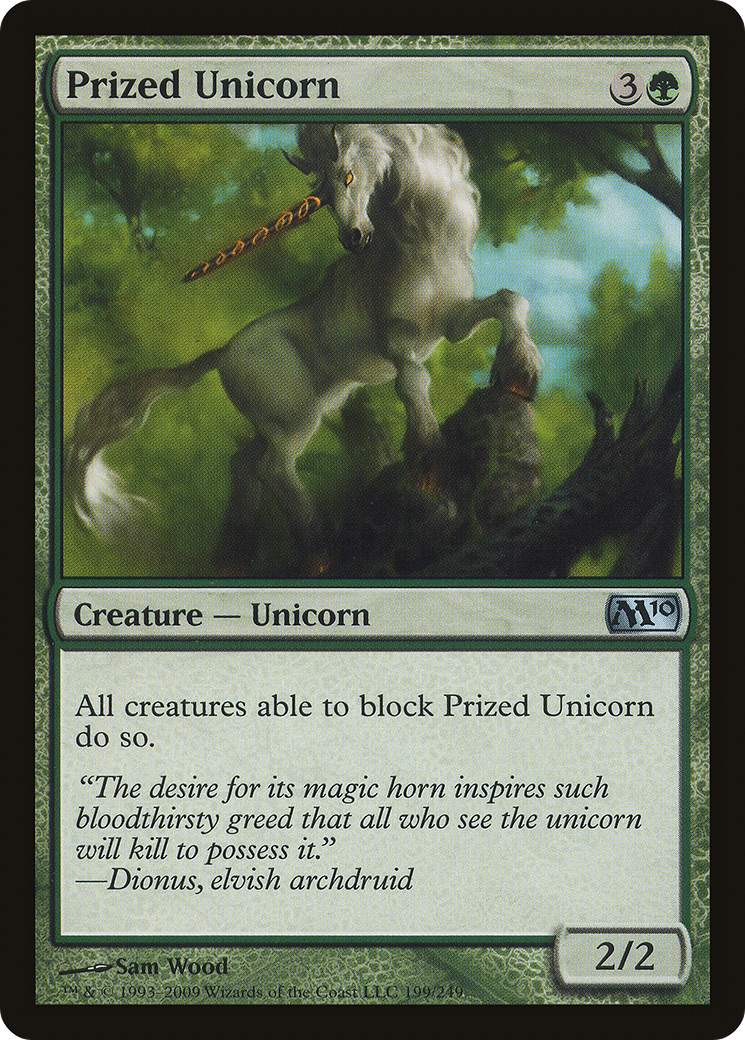 Prized Unicorn (M10-199) [Magic 2010]