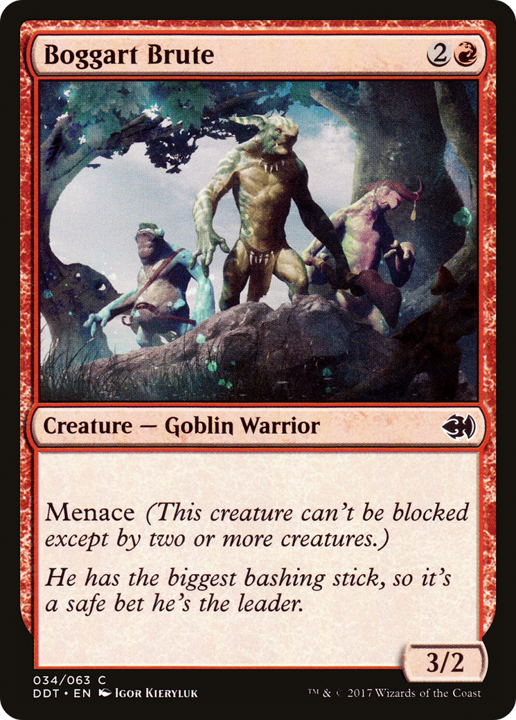 Boggart Brute (DDT-034) [Duel Decks: Merfolk vs. Goblins]