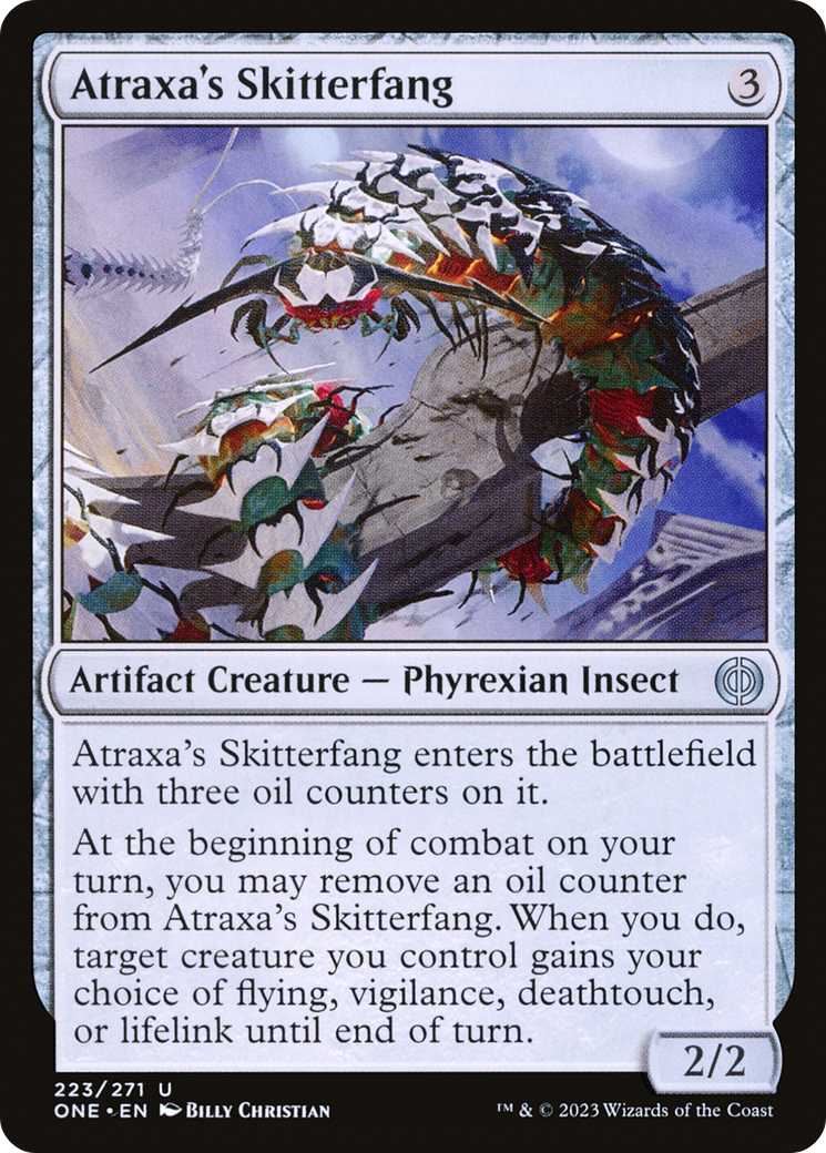 Atraxa's Skitterfang (ONE-223) [Phyrexia: All Will Be One] Foil