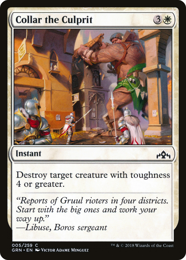 Collar the Culprit (GRN-005) [Guilds of Ravnica]