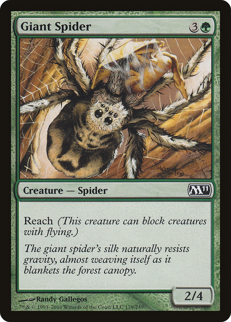 Giant Spider (M11-179) [Magic 2011] Foil
