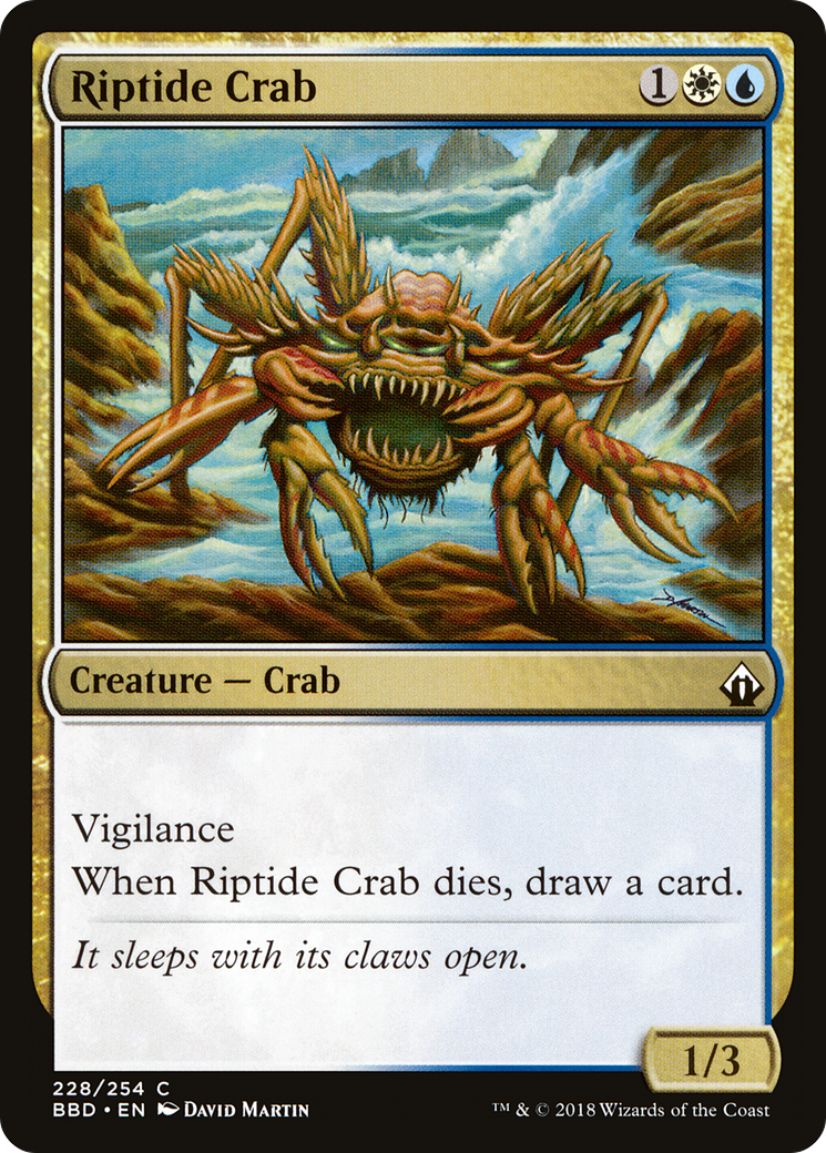 Riptide Crab (BBD-228) [Battlebond] Foil