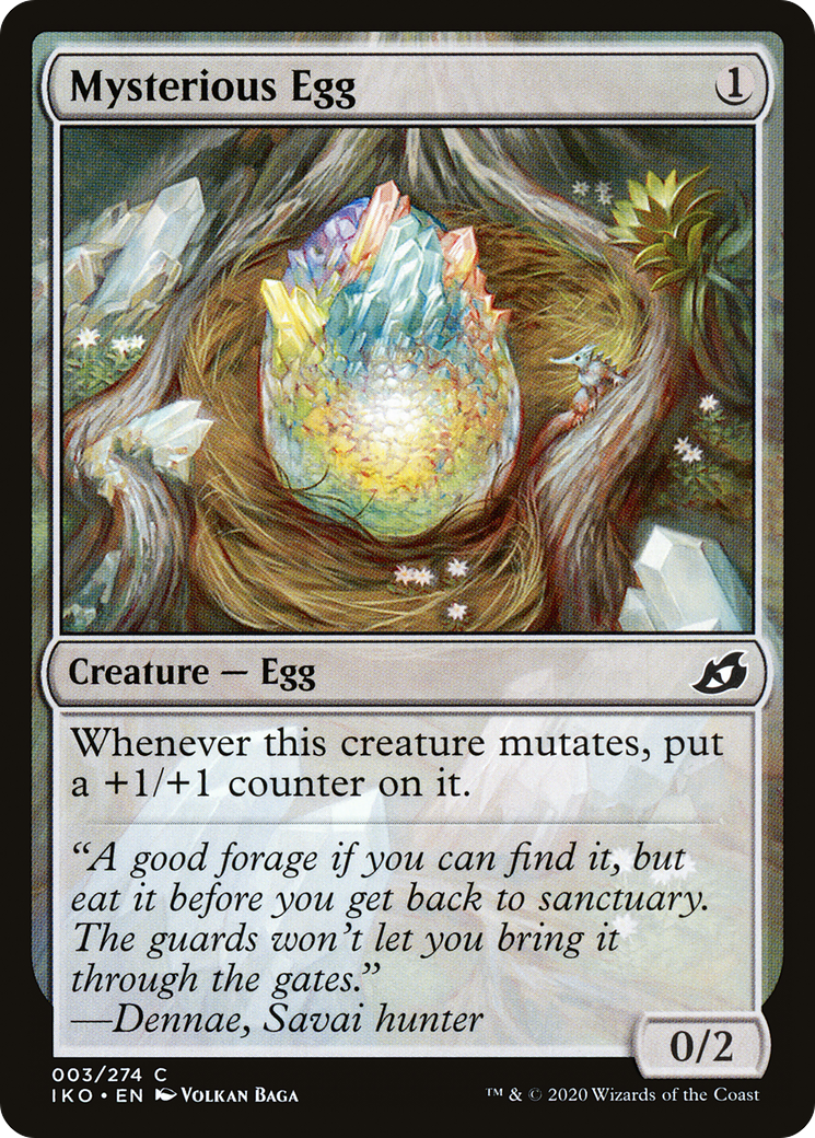 Mysterious Egg (IKO-003) [Ikoria: Lair of Behemoths] Foil