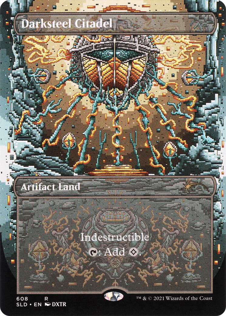 Darksteel Citadel (SLD-608) (Borderless) [Secret Lair Drop] Foil