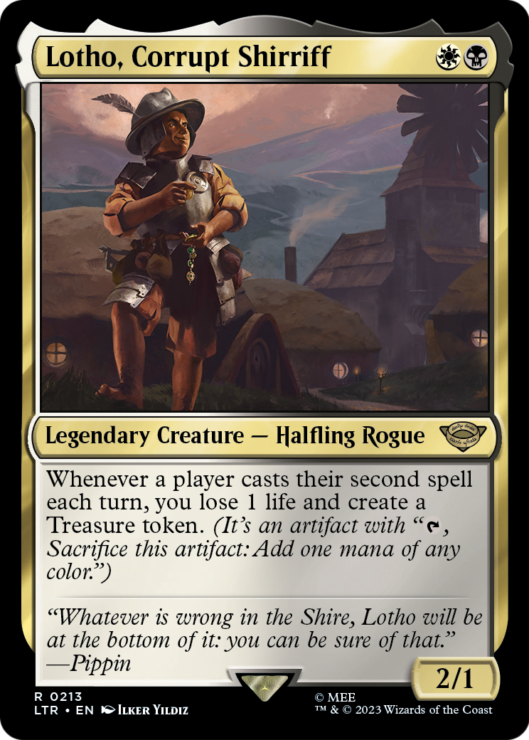 Lotho, Corrupt Shirriff (LTR-213) [The Lord of the Rings: Tales of Middle-earth]