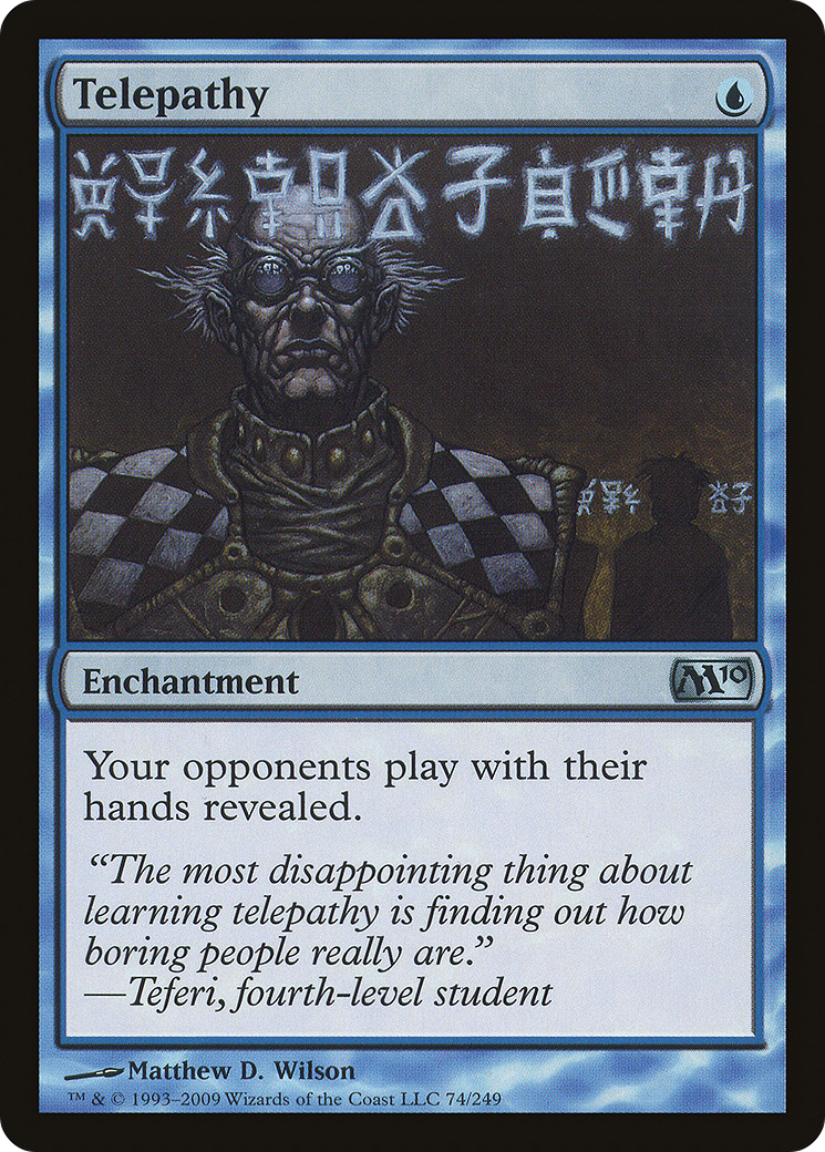 Telepathy (M10-074) [Magic 2010] Foil