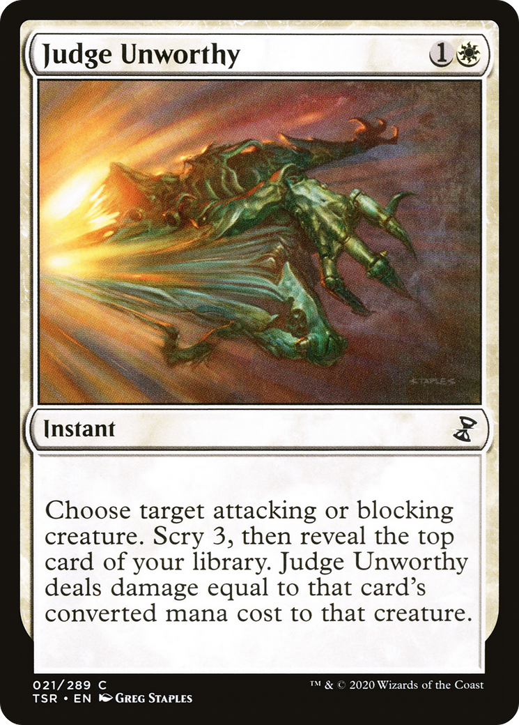 Judge Unworthy (TSR-021) [Time Spiral Remastered]