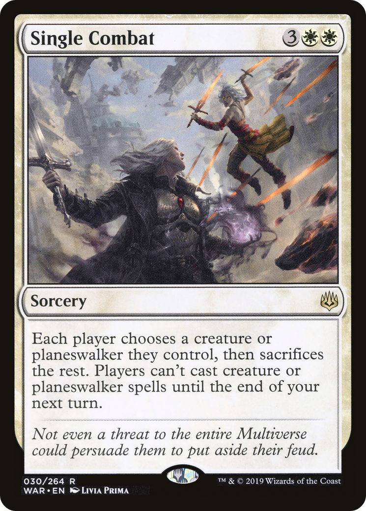 Single Combat (WAR-030) [War of the Spark] Foil