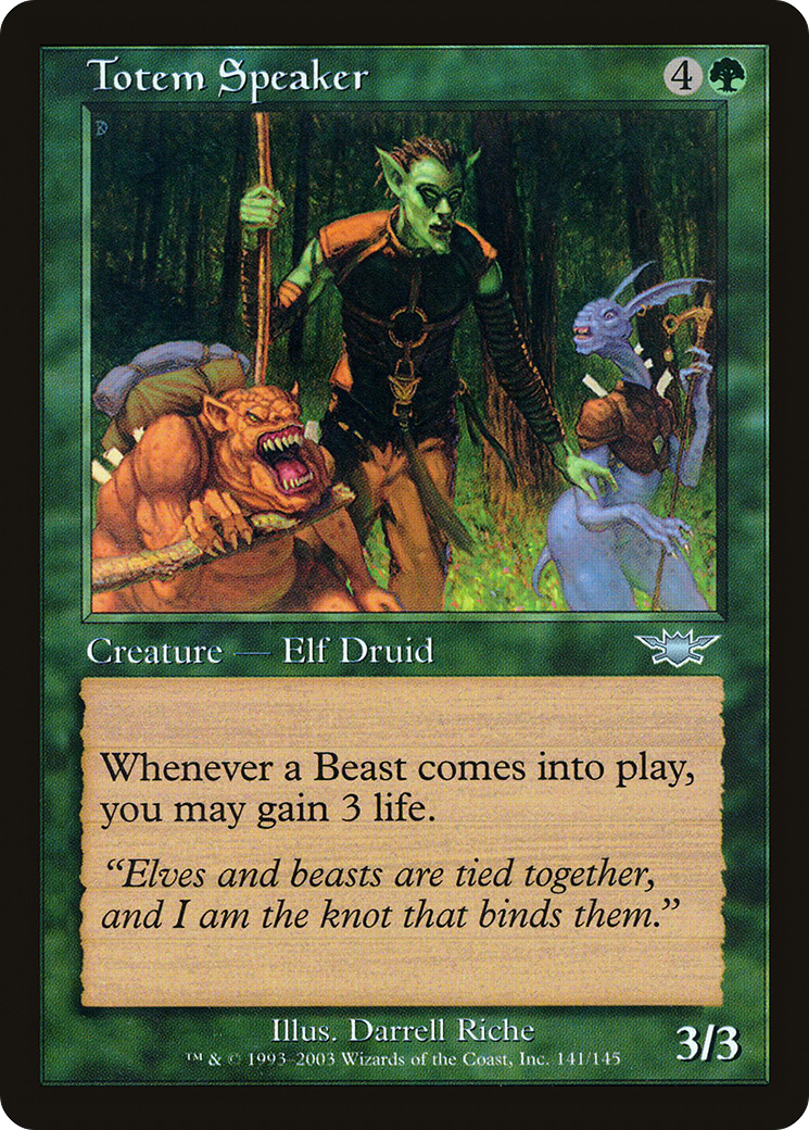 Totem Speaker (LGN-141) [Legions] Foil
