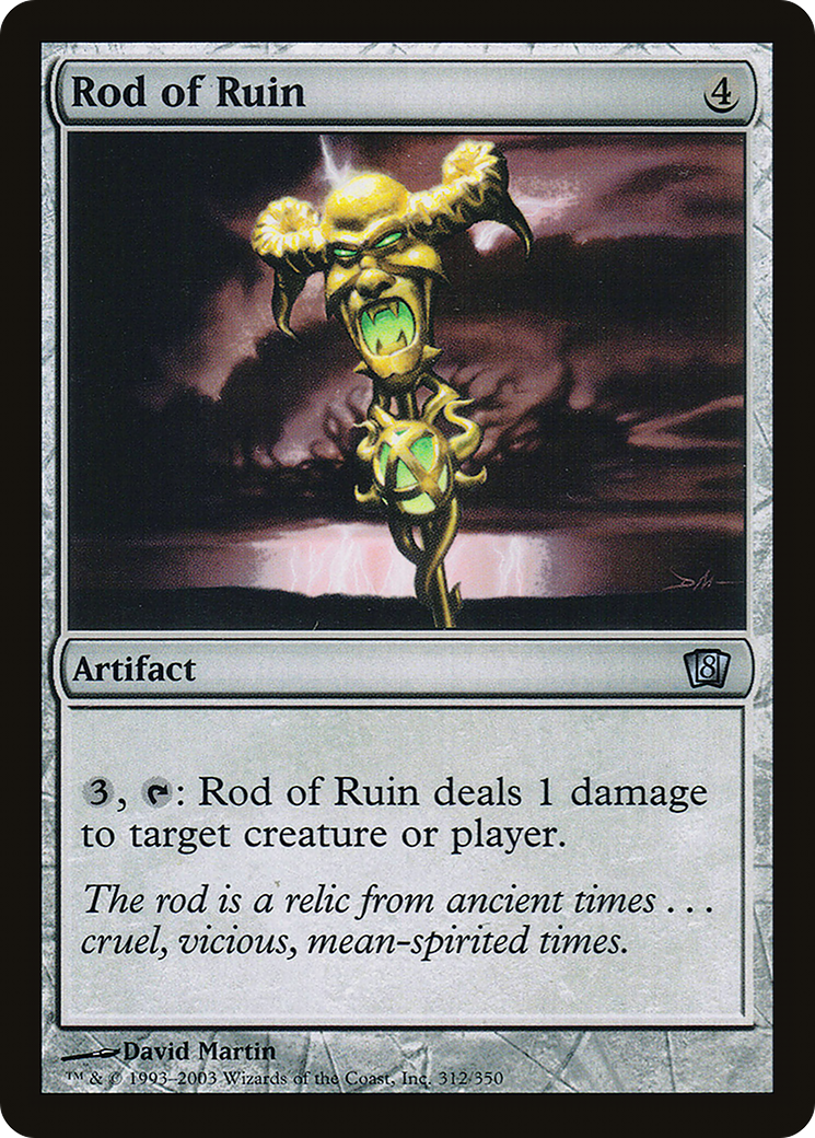 Rod of Ruin (8ED-312) [8th Edition] Foil