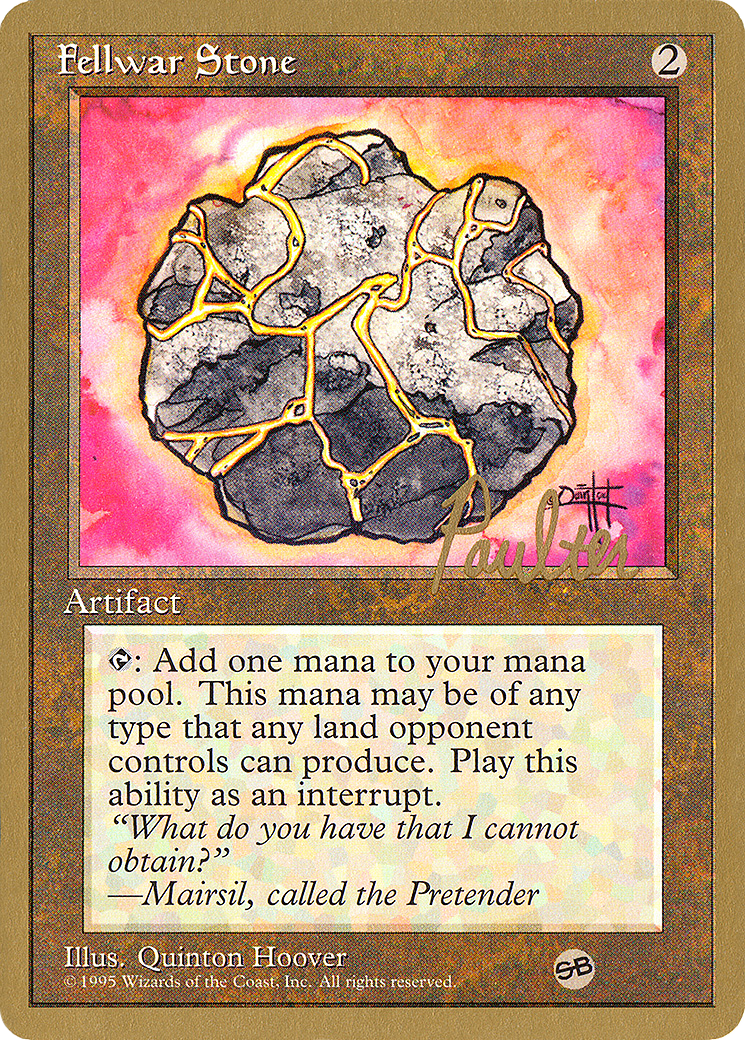 Fellwar Stone - 1996 Preston Poulter (4ED) (SB) [Pro Tour Collector Set]