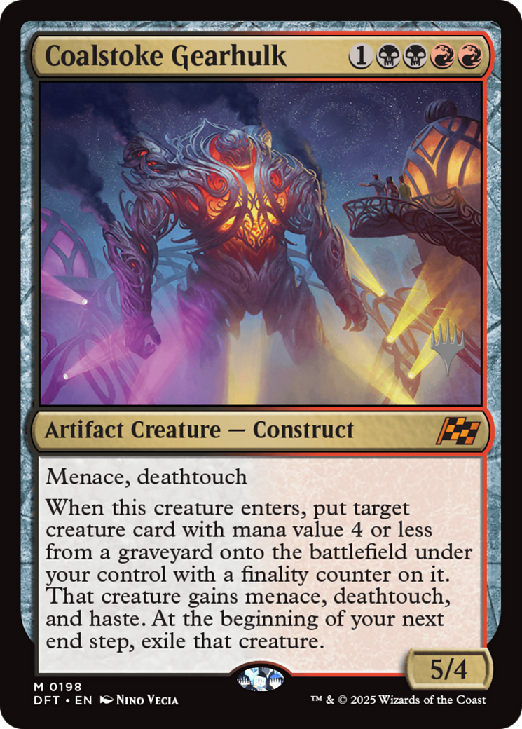 Coalstoke Gearhulk (PPDFT-198) [Promo Pack: Aetherdrift]