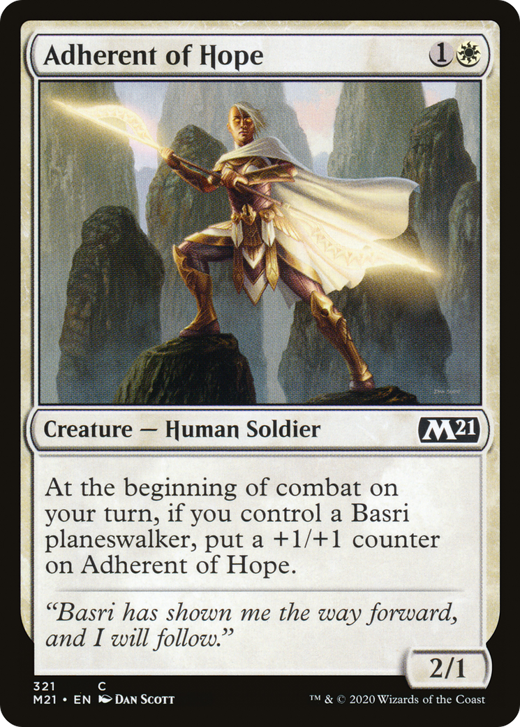 Adherent of Hope (M21-321) [Core Set 2021]