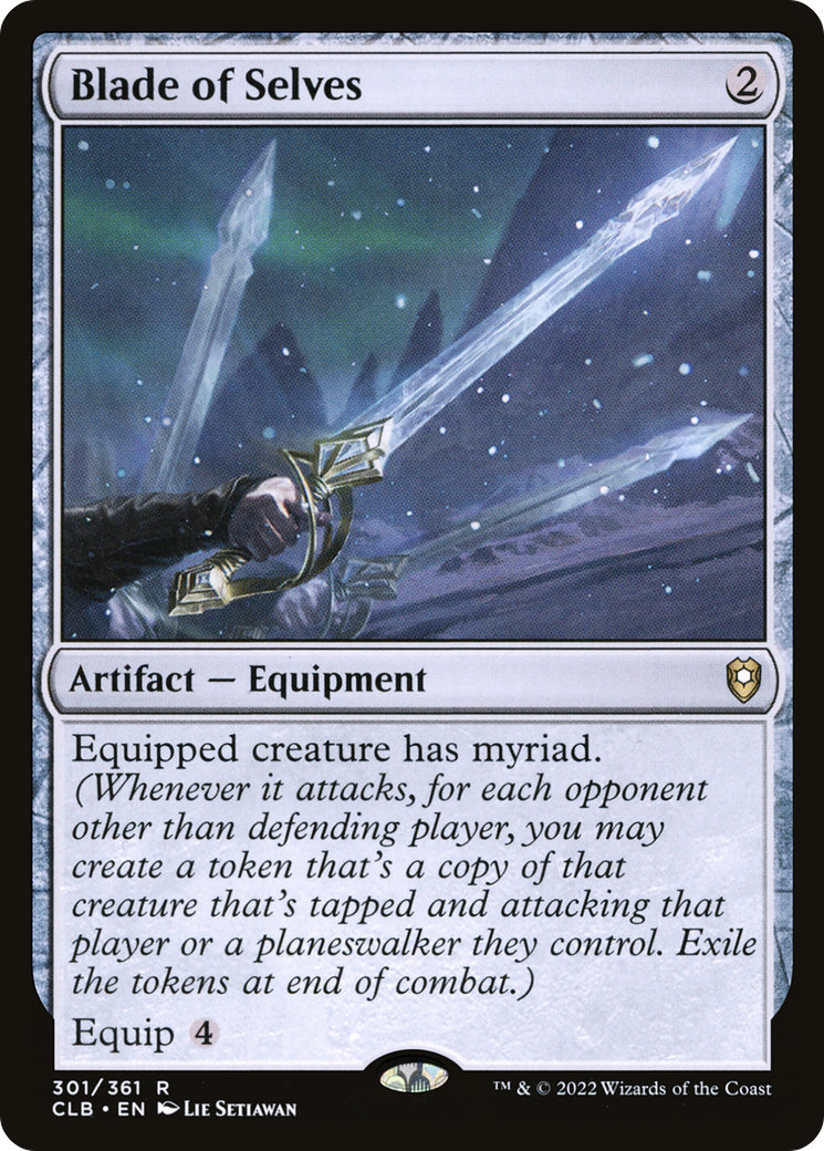 Blade of Selves (CLB-301) [Commander Legends: Battle for Baldur's Gate] Foil