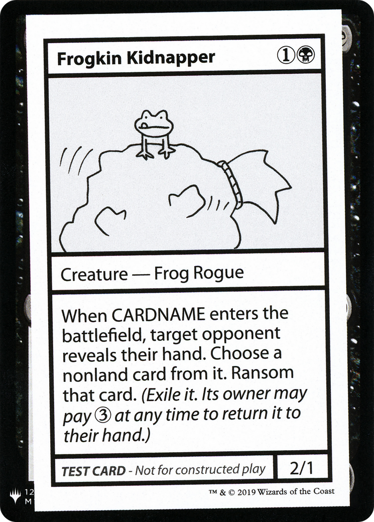 Frogkin Kidnapper [Mystery Booster Playtest Cards 2019]
