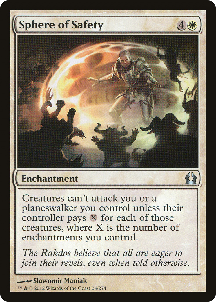 Sphere of Safety (RTR-024) [Return to Ravnica] Foil