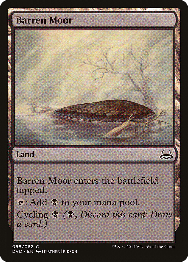 Barren Moor (DD3-058) [Duel Decks Anthology: Divine vs. Demonic]