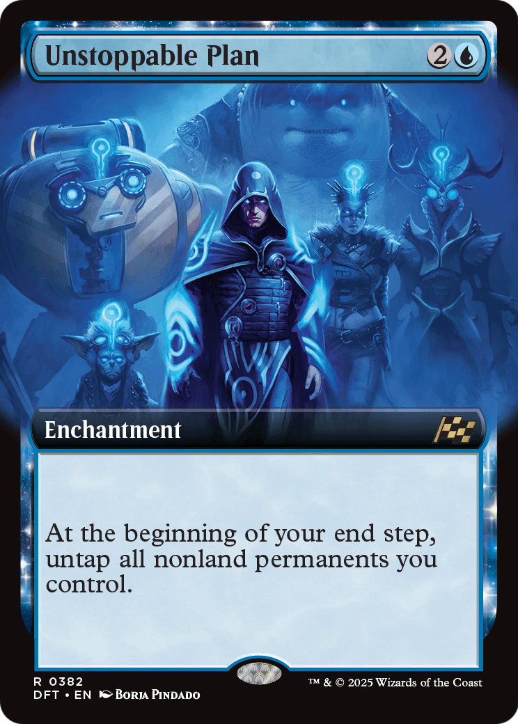 Unstoppable Plan (Extended Art) (DFT-382) [Aetherdrift]
