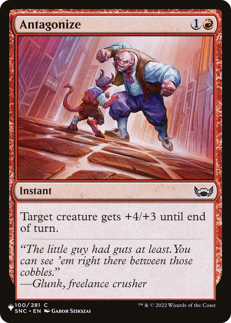 Antagonize (LIST-SNC-100) [The List Reprints]