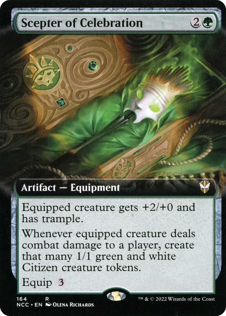 Scepter of Celebration (Extended Art) (NCC-164) [New Capenna Commander]